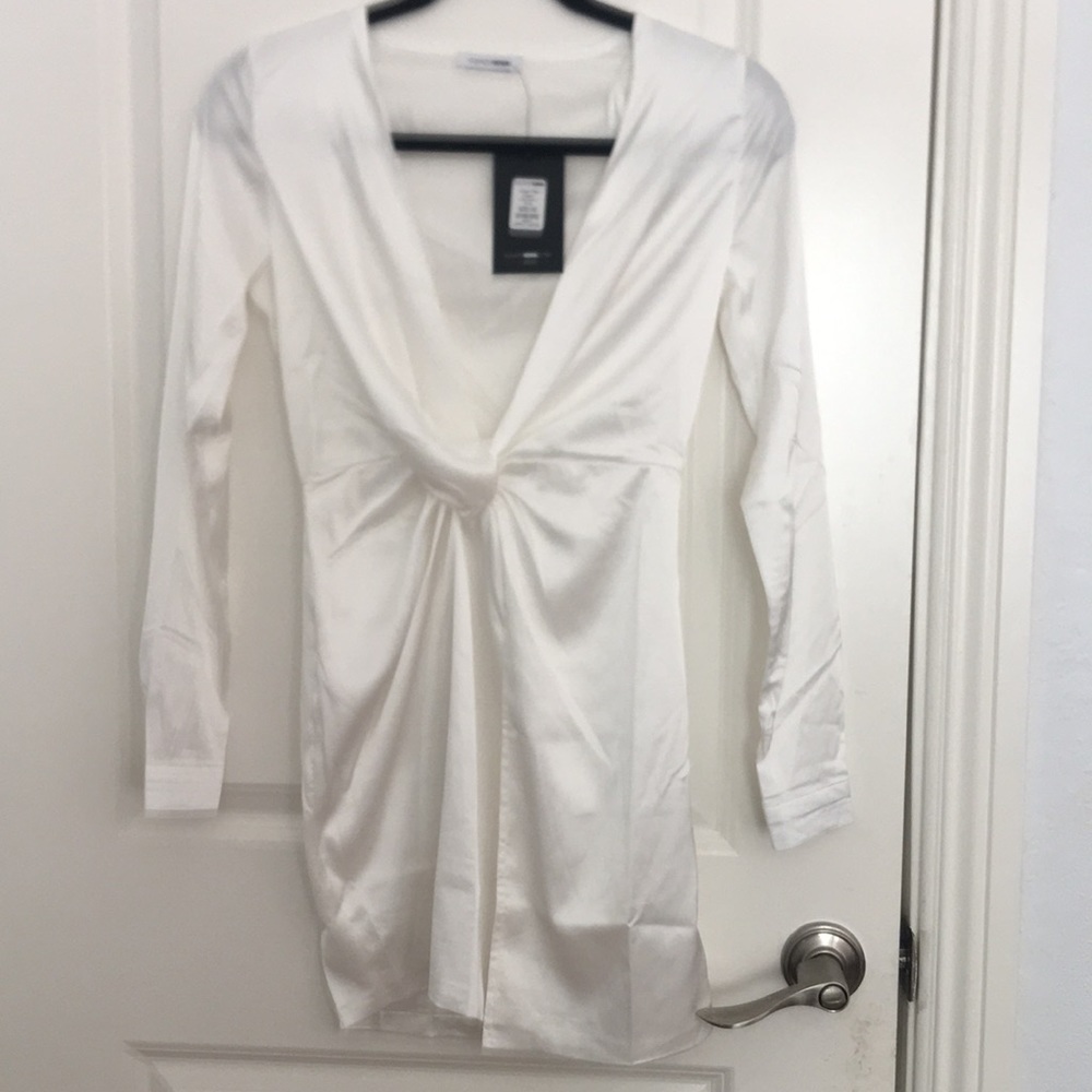FASHIONNOVA white sugar dress XS: Brand NEW